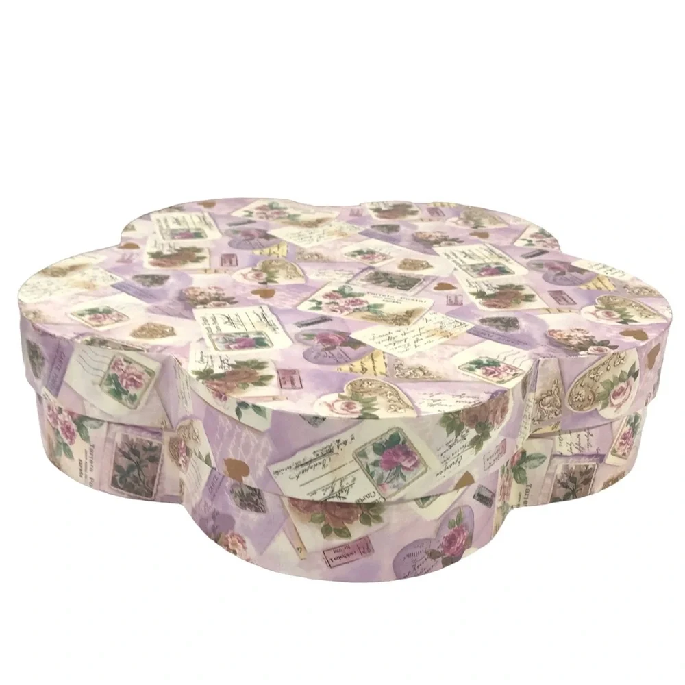 Keepsake Memory Postcard Print Petal Box Storage